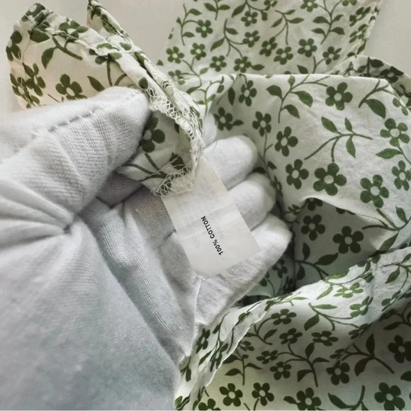 ZARA + GAP || 6-8 Years Green Floral & Cream Bundle Jacket and Shirt - Picture 10 of 11